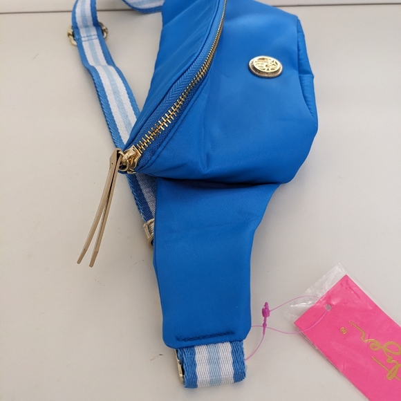 NWT! Lilly Pulitzer Torrey Belt Bag In Lunar Blue - Picture 5 of 14